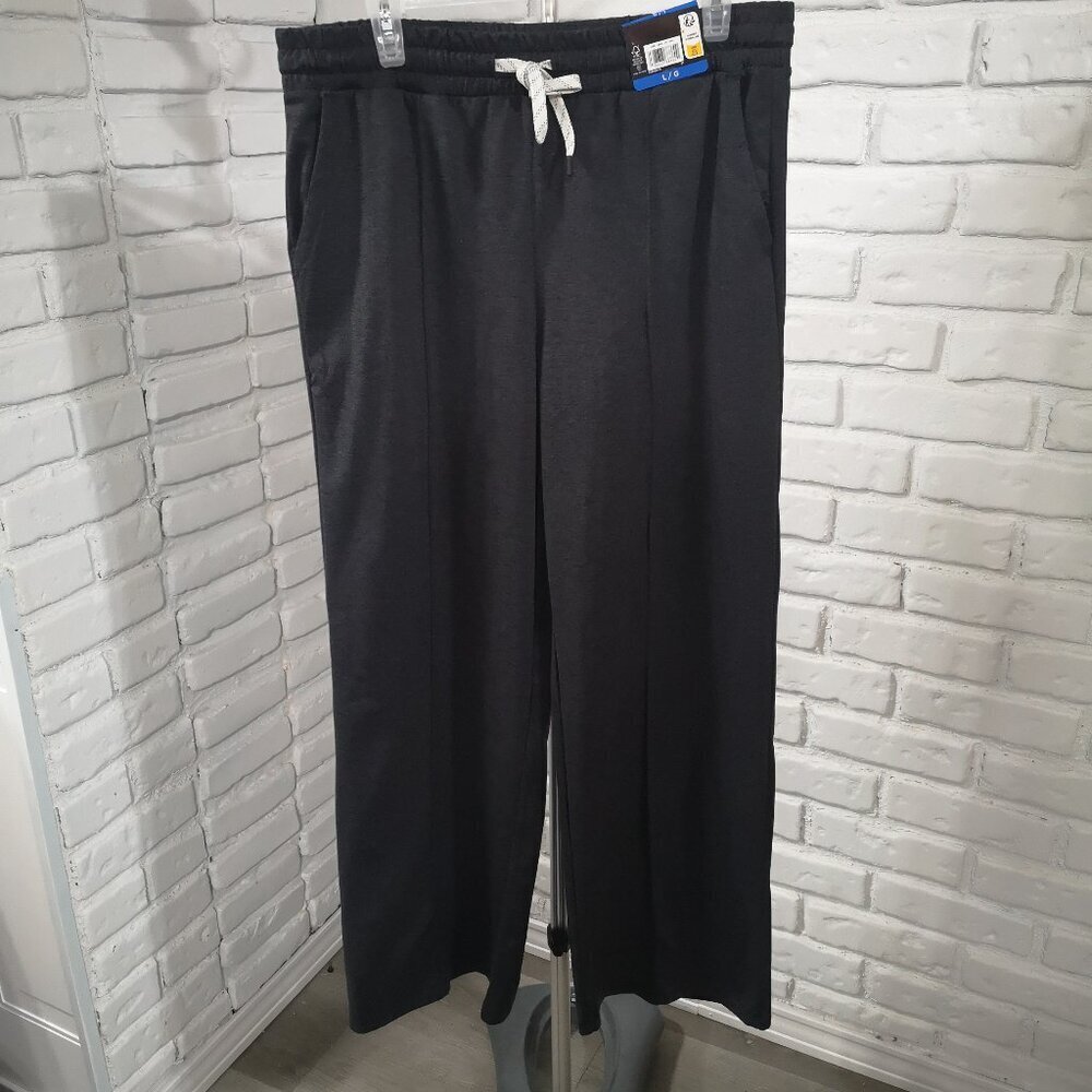 NWT Kirkland Signature Ladies Size Large Elastic & Tie Waist Pintuck Pants